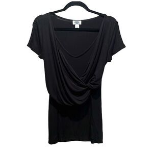 Old Navy Maternity Nursing Top Shirt Black Size Small